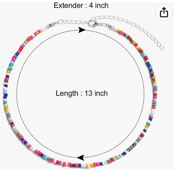 Tiny Seed Beaded Necklaces - Picture 2 of 3